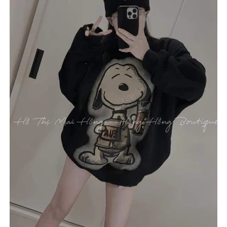 Áo Nỉ Sweater Nữ Form Rộng Vải Nỉ Bông Dày Dặn BIAAA  phong cách Ulzzang CAMASTORE M1163