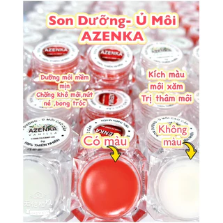 Son Dưỡng Ủ Môi Azenka - Mềm Mịn, Chống Nứt Nẻ Khô Môi, Kích Màu Môi Xăm, Thâm Môi