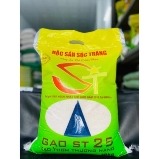 5KG Gạo ST25 Gạo Thơm Dẻo Cao Cấp - Bena Organic