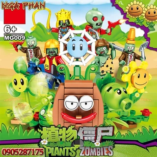 Minifigures Nhân Vật Trong Hoa Quả Nổi Giận Plants Vs Zombies Siêu Đẹp Đồ Chơi Xếp Hình Lắp Ráp MG