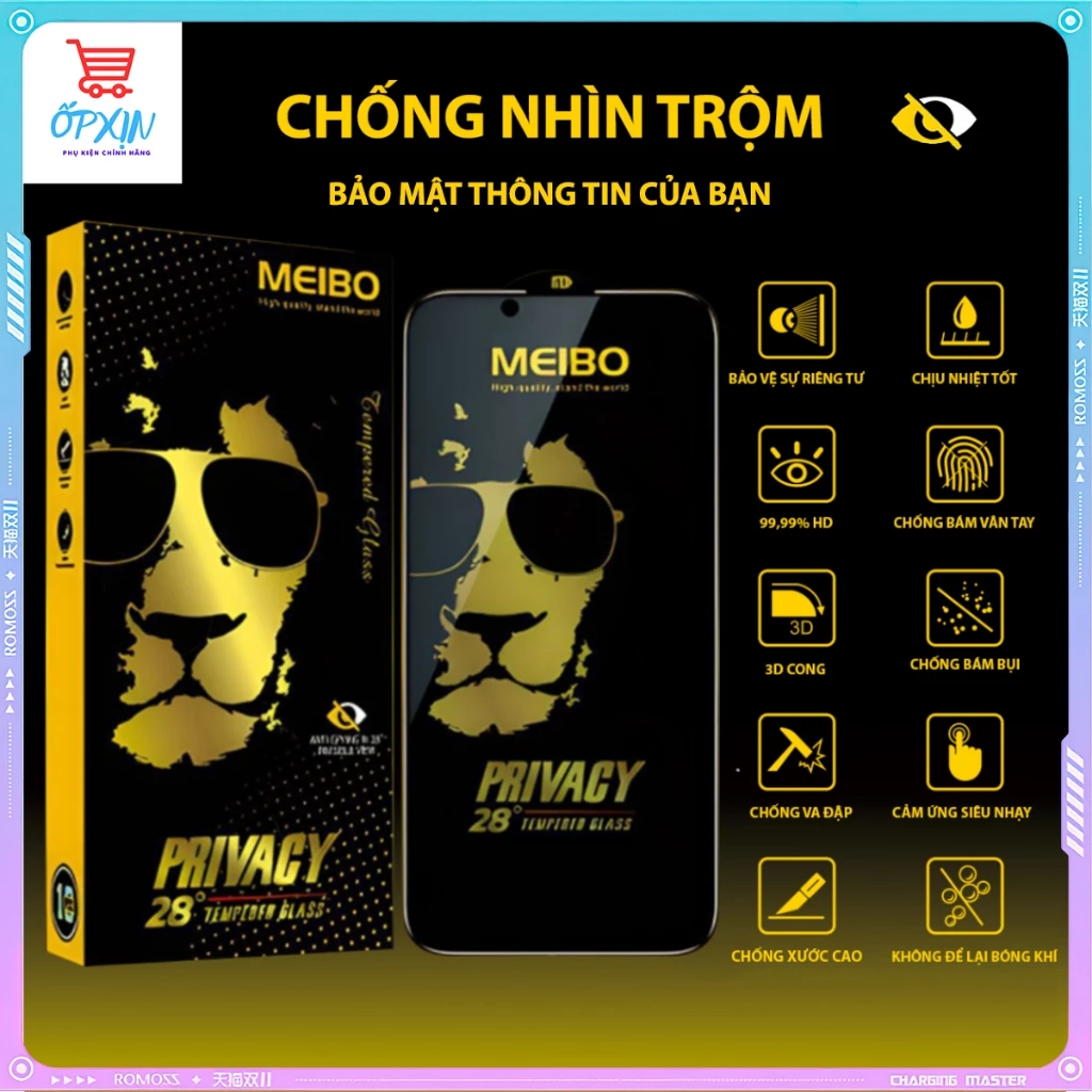 Kính Cường lực Oppo F7 /F9 /F9 PRO /F11 /F11 RPO chống nhìn trộm full màn | Miếng dán bảo vệ màn hình