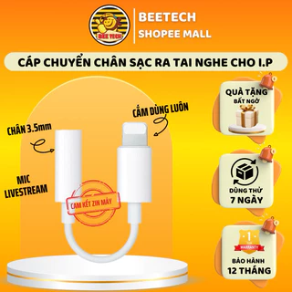 Jack chuyển đổi, cổng chuyển tai nghe zin chân type c và chân dẹt táo - Beetech Offficial Store