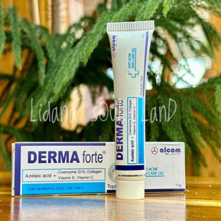 (𝗚𝗼̂́𝗰 𝟭𝟱𝟬𝗸) Kem làm giảm mụn, thâm Derma Forte 15g