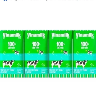 Lốc 4 hộp sữa Vinamilk 110ml