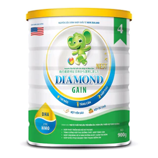 Sữa Diamond Gain 900g - Sữa Dành cho trẻ biếng ăn, tăng cân