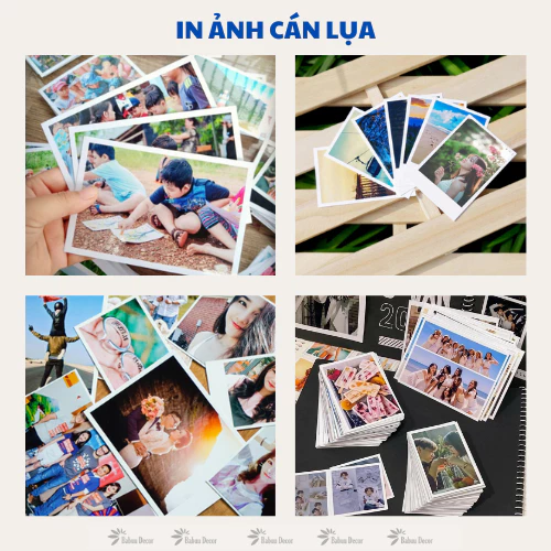 In ảnh theo yêu cầu, in ảnh 1k, ảnh polaroid, ảnh ép lụa 6x9, in 5 tấm tặng 1 tấm,  chất lượng tốt, siêu đẹp