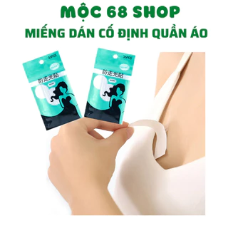 Miếng dán cố định quần áo, băng dính cố định quần áo chống hở - mộc 68 shop