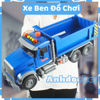 Xe Ben Ô Tô Đồ Chơi Kích Thước Lớn, Xe Cứu Hỏa, Xe Cần Cẩu, Xe Bồn, Xe Rác, Xe Cứu Hộ Có Hiệu Ứng Đèn Và Nhạc Cho Bé Yêu