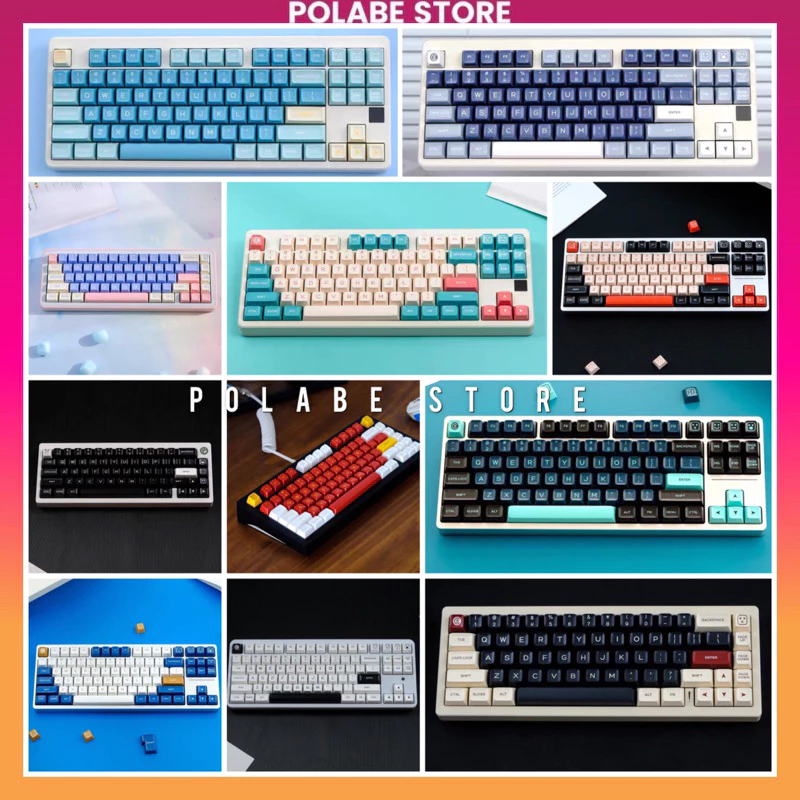 Keycap SA Aifei Rome WoB BoW DaYe QXA Profile bàn phím cơ tổng hợp Keycap Fishing Coffee Polabe