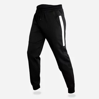 Quần thể thao nam Thun Poly loại đẹp phối viền trắng - Quần Jogger nam thun poly co giãn 4 chiều - Quần nam dài chất đẹp