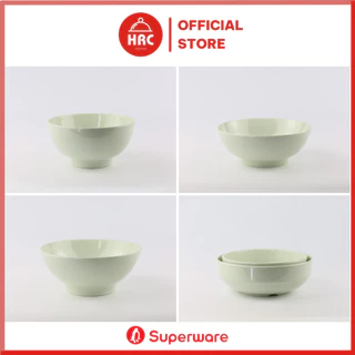 Bộ Bát Tô Loe Nhựa Melamine , Đựng Phở, Canh, Bún Bát Nhưa 100% Melamine Superware Nhiều Kích Cỡ - Màu Xanh Đá