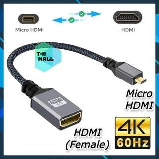 Đầu Cáp Chuyển Đổi Micro / Mini HDMI sang HDMI hỗ trợ 4K 8K 60hz cho máy tính xách tay camera HDTV máy quay phim