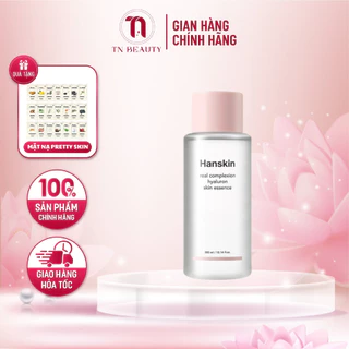 Nước hoa hồng dưỡng ẩm phục hồi da HANSKIN REAL COMPLEXION HYALURON SKIN ESSENCE 150ml và 300ml