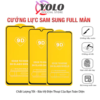 Kính cường lực samsung Note 10 Lite S10 Lite full màn cao cấp chống trầy xước màn tặng kèm khăn lau màn hình Kính [9D]