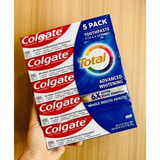 2026  Lốc Kem Đánh Răng Colgate Total Advanced Whitening - Mỹ - 181g