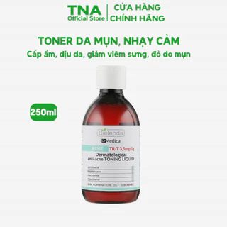 Toner Dr medica acne 250ml da dầu mụn, nhạy cảm giúp làm dịu da, cải thiện, phục hồi tình trạng viêm đỏ trên da