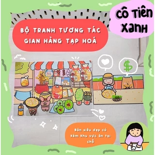 cô tiên xanh - Gian hàng tạp hóa Tết