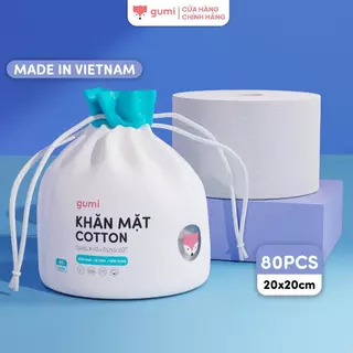 Khăn mặt khô Gumi dùng 1 lần lau khô, lau ướt - Khăn lau mặt dùng một lần