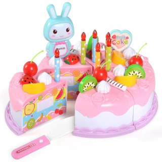 bộ đồ chơi bánh kem sinh nhật 37 chi tiết - đồ chơi bánh kem sinh nhật