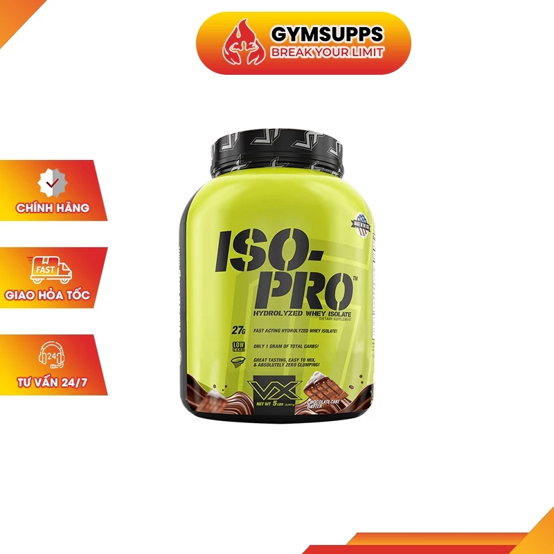 Sữa tăng cơ 100% Hydrolyzed Whey VITAXTRONG ISO PRO 5LBS 2.3KG Chính Hãng - Authentic 100%