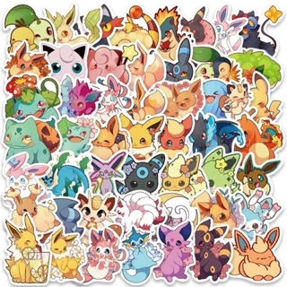 Set 10/30/ 50 sticker pokémon pokemon 3 dán nón mũ bảo hiểm laptop vali sổ tay đàn guitar điện thoại xe máy tủ lạnh