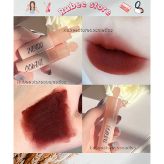 [Ineyoo] Son Kem INEYOO Cream Lipgloss vỏ hồng mềm mịn môi như nhung Chính Hãng