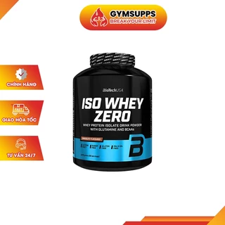 Sữa Dinh Dương Tăng Cơ Nuôi Cơ Phục Hồi Cơ Bắp Whey Isolate Protein BioTech ISO WHEY ZERO 5lbs (2.4 kgs) 90 Lần Dùng