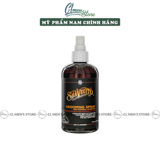 Xịt tạo phồng tóc Suavecito Grooming Spray 227ml | Pre-Styling bảo vệ nhiệt cho tóc