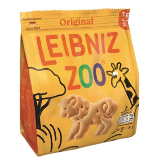 Bánh Quy Bơ Leibniz Zoo nhập khẩu Đức Hình Động Vật Vui Nhộn loại 100g FoodPlus