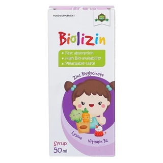 Kẽm Biolizin Amin 50ml cho bé trên 3 tháng tuổi