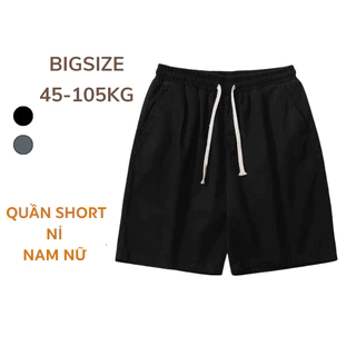 40-105kg Quần Short thu đông Nam Nữ thời trang dáng basic Bigsize