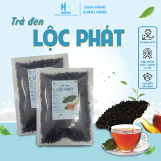 Trà đen lộc phát gói 100g nguyên liệu nấu trà sữa truyền thống thơm ngon đậm vị-nguyên liệu pha chế Hucha