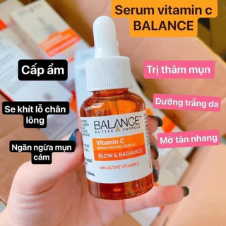 Serum Vitamin c balance   Brightening 30ml sáng da, mờ thâm, giảm mụn