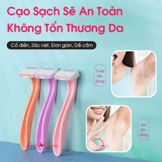 Dao Cạo Lông Vùng Kín Lông Nách Thiết Kế Mới, Dao Cạo Bikini Chuyên Dụng - LALA HONEY