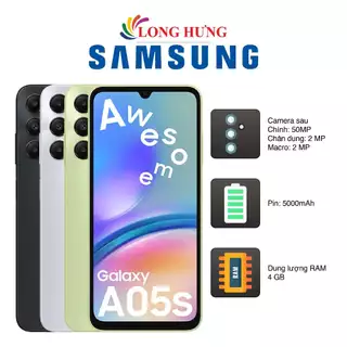 Điện thoại Samsung Galaxy A05s (4GB/128GB) - Hàng chính hãng