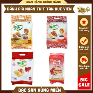 [12 BÁNH] Bánh pía mini nhân mặn 500g Tân Huê Viên,Bánh pía mini chà bông bò,chà bông trứng muối 12 bánh,Bánh pía thịt l