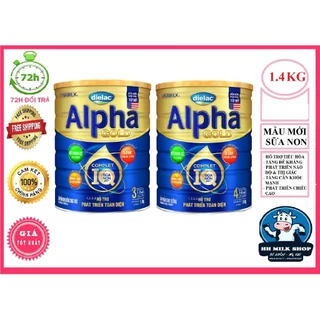 Set 3 hộp Sữa Bột Vinamilk Dielac Alpha Gold Complet IQ Số 3,4 SỮA NON - Hộp 1,4kg (1400g)