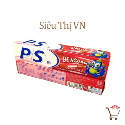 [CHĨNH HÃNG] Combo 2 hộp Kem đánh răng trẻ em PS tuýp 35g Siêu Thị VN