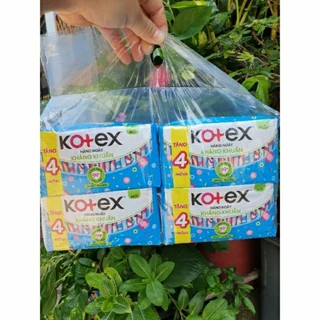 👑 Có tặng 4 miếng 👉 Lốc 8 Gói Băng Vệ Sinh Kotex Hàng Ngày Kháng Khuẩn 20+4 miếng / 1 gói ( hsd : 2027 )