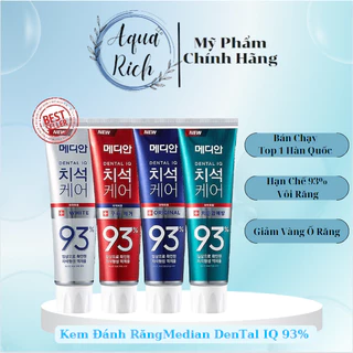 Kem Đánh Răng Hàn Quốc Median Dental IQ 93% [Trắng - Đỏ - Xanh]