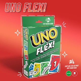 Bài UNO Flex Boardgame với thẻ bài Flex quyền lực mới cho cuộc chơi thêm thú vị, hấp dẫn và ảo diệu