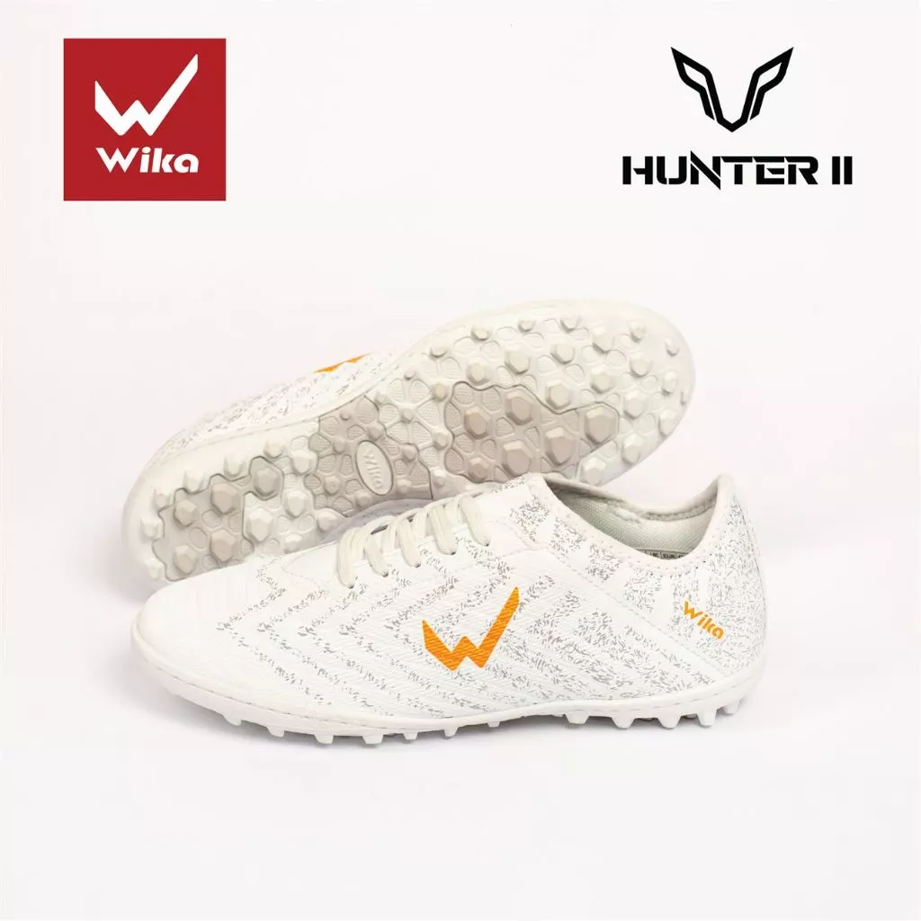 Giày Đá Bóng Wika Hunter II Chính Hãng, Giày Bóng Đá Nam Lưỡi Gà Liền Đế TF Chống Trơn Trượt