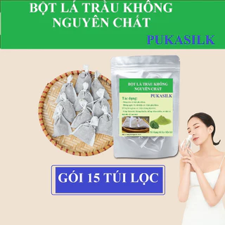 Bột lá trầu nguyên chất - xông vùng kín sau sinh - dạng túi lọc dễ sử dụng