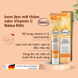 Kem nám làm mờ vết thâm Vitamin C Balea Đức 50ml