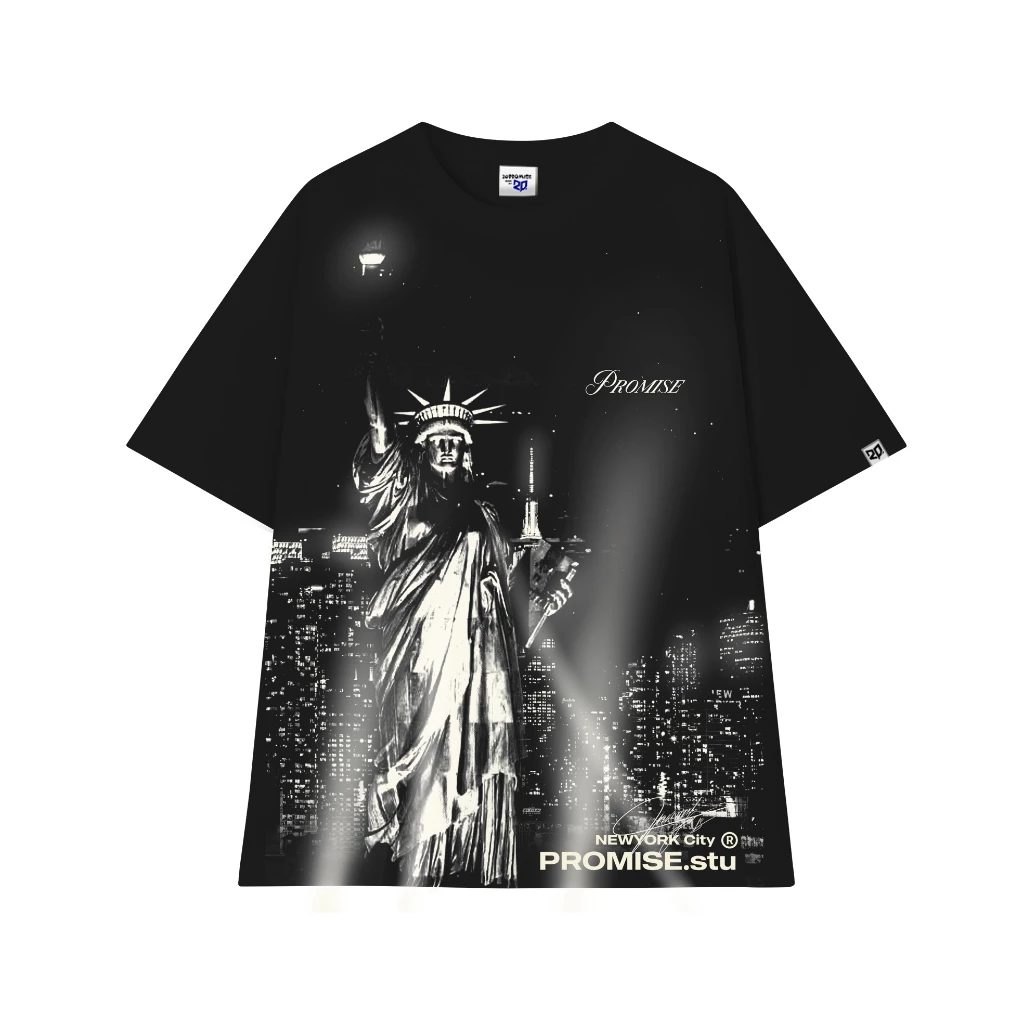 Áo thun Local Brand Unisex 20Promise "Statue of Liberty"