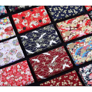 vải cotton hoạ tiết nhật bản 50*50cm/50*150cm/100*150cm may đồ kimono,doll,ibitsu