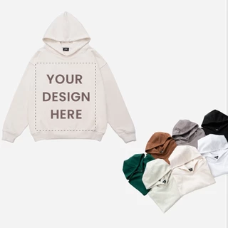 Hoodie In Theo Yêu Cầu, Áo Thêu Theo Yêu Cầu Chất Liệu Cotton Chân Cua Cao Cấp Nhiều Lựa Chọn Màu