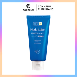 Sữa Rửa Mặt Hada Labo Perfect White Arbutin Cleanser Sạch Sâu, Dưỡng Sáng Da 80g