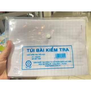 Set Túi 50 tờ đôi ( 200 trang) giấy kiểm tra ô ly cấp 1 tiểu học, kẻ ngang cấp 2 trung học  Hải Tiến cao cấp.