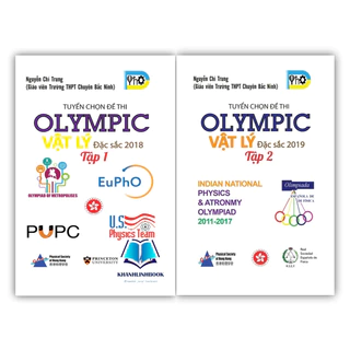 Sách - Combo 2 cuốn Tuyển Tập Đề Thi OLYMPIC Vật Lý Đặc Sắc 2018 - 2019 (OB)